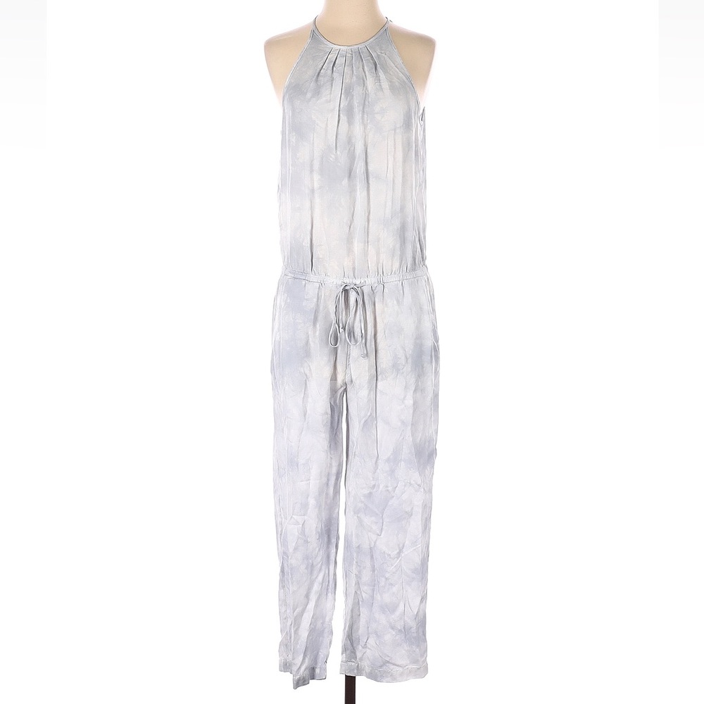 Beautiful Cloth& Stone Blue& White Jumpsuit in Size Small